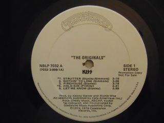 Kiss - The Originals - 3 Lps - White Label Promos