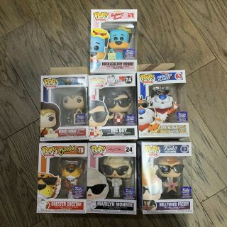 Funko Pop Funko Hollywood Set Of 7 Store Exclusives In Hand
