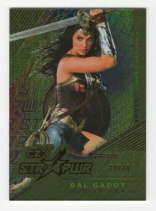 2019 Cryptozoic Czx Dc Heroes & Villains Str Pwr Gold S03 Gal Gadot 14/30