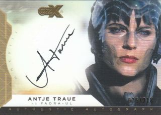 Czx Heroes & Villains (dc) - Antje Traue Faora - Ul Autograph 025/210