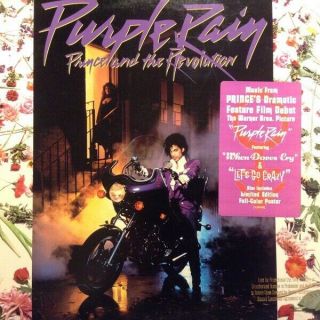 Prince - Purple Rain/purple Vinyl - Limited Edition W/poster.  Collectors Item 1984