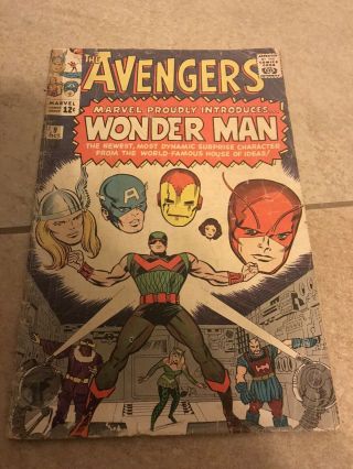 Marvel Comics The Avengers 9 First Appearance Of Wonder Man