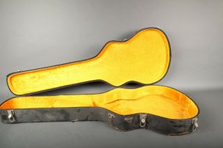 Vintage 1960s Gibson EB - 2 / EB - 2D Bass Guitar Case Geib Victoria Lifton Orange L 3
