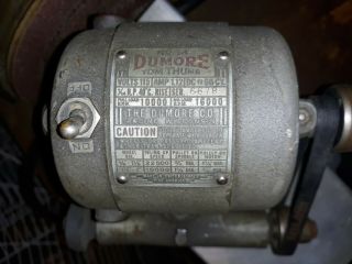 Dumore No 14 Tom Thumb Tool Post Grinder Motor And Mount Only.
