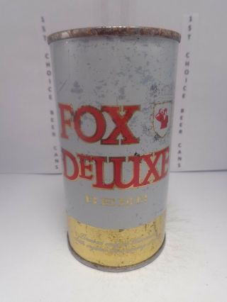 Fox Deluxe Flat Top 12oz Beer Can 65 - 17 Lacrosse,  Wisconsin