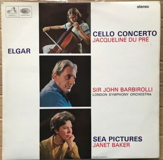 Hmv Asd 655 Du Pré Barbirolli Baker Elgar Cello Concerto