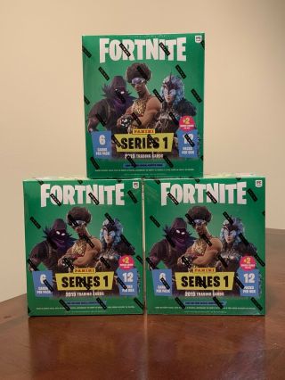 2019 Panini Fortnite Trading Card - 2 Crystal Shards/cracked Ice/foil Parallels