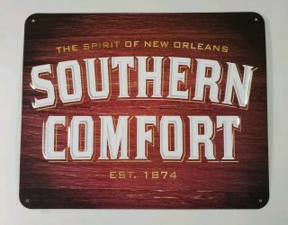 Southern Comfort Metal Tin Advertising Sign