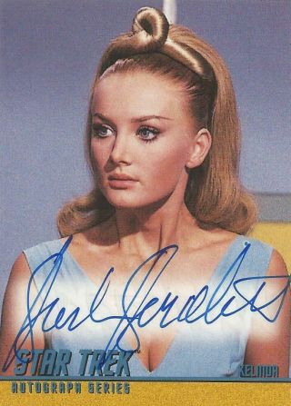 Star Trek Series Season 2: A54 Barbara Bouchet " Kelinda " Autograph Card