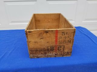 Vintage Cutty Sark Scotch Whiskey Wooden Crate / Box Berry Bros York 2