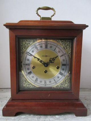 Vintage Howard Miller Clock Co Model 612 - 437 Mantle Clock 340 - 020 W.  Germany