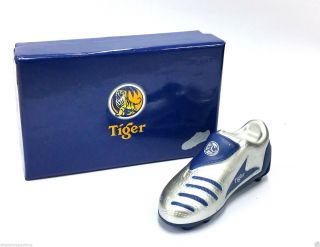 Collectible Limited Edition Tiger Beer Silver Soccer Boot Lighter