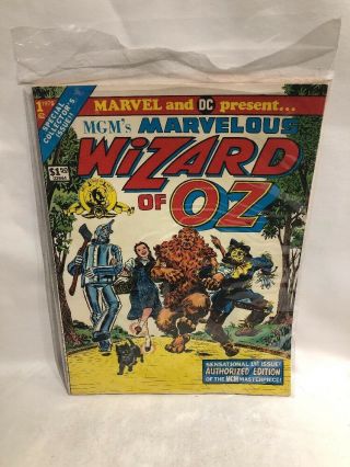 Marvel And Dc Wizard Of Oz Comic Book 1975 1st Issue Mgm 
