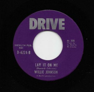 Willie Johnson - Lay It On Me / That 