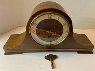 Howard Miller Western Germany Franz Hermle Mantle Clock 2 Jewels 340 - 020