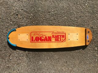 1977 Logan Earth Ski Robin Logan Dura - Lite Skateboard Deck Vintage Old Rare