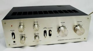 Vintage Pioneer Sa - 5300 Stereo Power Amplifier With Phono Stage G.  W.  O.