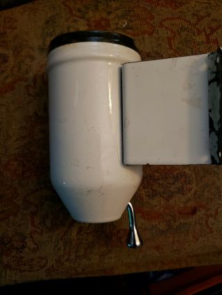 Antique Vintage Porcelain Boraxo Soap Dispenser No Lid 3