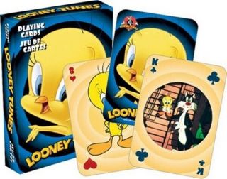 Looney Tunes Tweety Bird Art Illustrated Poker Playing Cards Deck