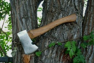 Vintage Collins 1 - 1/4 Lbs Official Boy Scout Axe/hatchet Be Prepared Logo