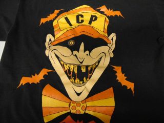 Rock T Shirt Authentic Vintage Insane Clown Posse Mr Rotten Treats Menu Xl