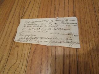5 Revolutionary War Pay Order 1780 Connecticut Army Document & Discharge Paper 2