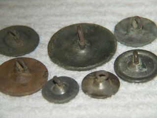 Revolutionary War Vintage Tombac Metal Buttons