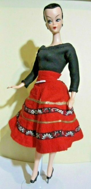Vintage Barbie Clone Doll - Hong Kong Lilli - 11 1/2 Inches - Clothes.