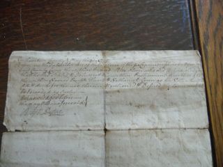 1784 COLONIAL PA Land Contract Document Deed POST REVOLUTIONARY WAR w/Watermark 3