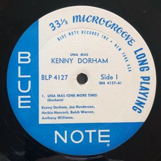 KENNY DORHAM Una Mas HERBIE HANCOCK Henderson BLUE NOTE LP 4127 Mono Ear RVG 3
