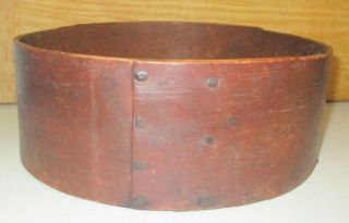 Antique Primitive Round Bentwood Dry Measure Pantry Box