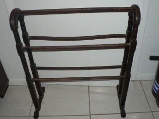 Antique Vintage Quilt Hanger Rack Stand