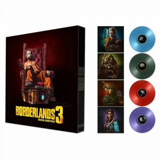 Borderlands 3 Soundtrack Vinyl Record Set 4xlp Limited Special Edition Box Set