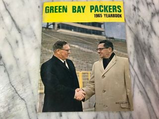 1965 Green Bay Packers Nfl Football Vintage Yearbook