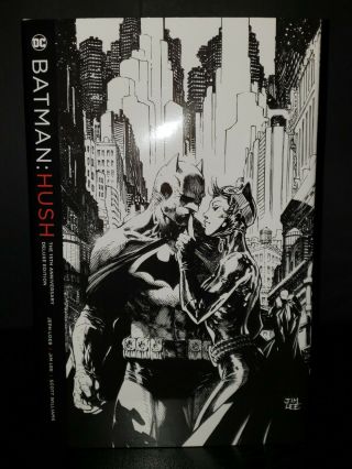 Batman Hush 15th Anniversary Deluxe Edition Hardcover Black And White Lcsd.