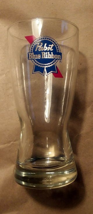 Pabst Blue Ribbon (vintage Pilsner Beer Glasses) - Set Of 8