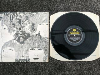 The Beatles 1966 Uk 1st Stereo Press Revolver Very Good,  With Label Error