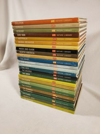 Vintage 1960s Time Life Nature Library Complete Set 25 Books