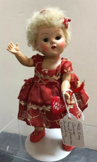 7” Vintage Antique Vogue Ginny Doll Candee Special Promotion Caracul Wig 1952 S
