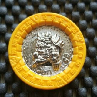 Mario Rpg Coin Vintage 1995 Nintendo Bandai [bowser Silver ] Rare Medal