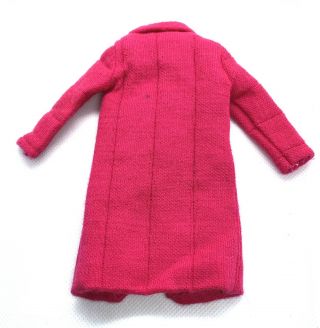 RARE Vintage Barbie Japanese Exclusive Hot Pink Coat 2621 2