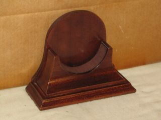 Chelsea Vintage Ships Bell Clock Cradle Mahogany 4 1/2 Inch Clock