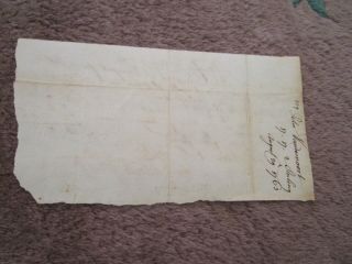 10 Revolutionary War Pay Order Receipt 1763 / PETER VANDENWOORT 2