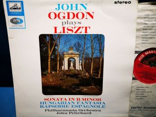 @hmv Asd 600 S/c 1st John Ogdon Plays Liszt: Sonata In B /hungarian Fantasia