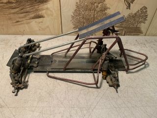 Vintage 1/10 Scale Rc Sprint Car Chassis/parts