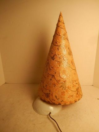 Vintage Econolite Roto Vue Merrie Christmas Tree Motion Light Needs Tlc