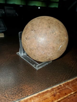 Civil / Revolutionary War Era 4 Lb Cannonball - Found Gettysburg Battefield Area