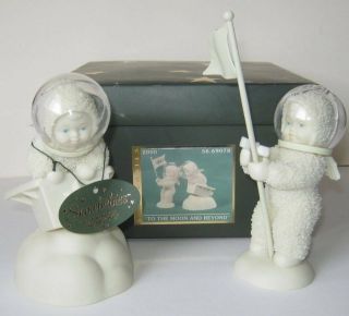 To The Moon And Beyond Department 56 Snowbabies 69078 Retired 2001 Space Explore