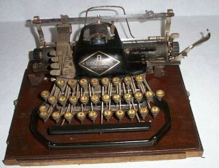 Vintage Rare,  Blickensderfer No.  8 Portable Typewriter,  Wooden Case Pat 