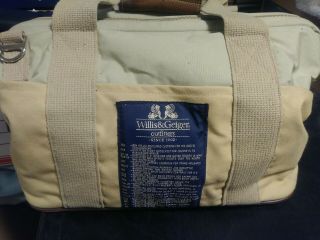 Vintage Willis & Geiger Cotton Bush Poplin Carry - On/gun Bag